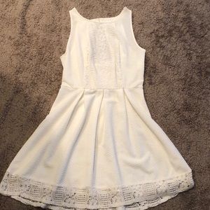 White lace dress